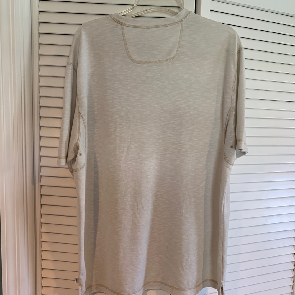 Tommy Bahama beige shirt